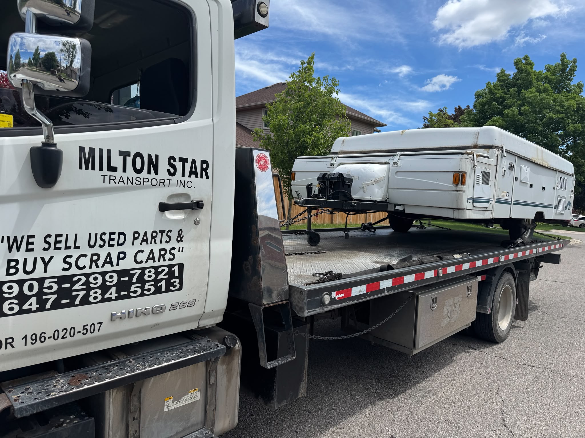 Milton Star Transport flatbed transport
